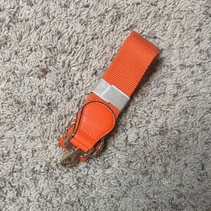 Orange Adjustable Strap with Gold Hardware for Purse